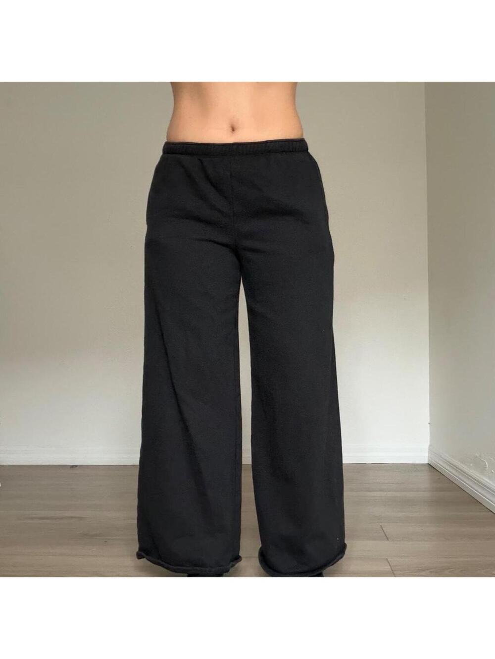 Y2K WIDE LEG SWEAT PANTS